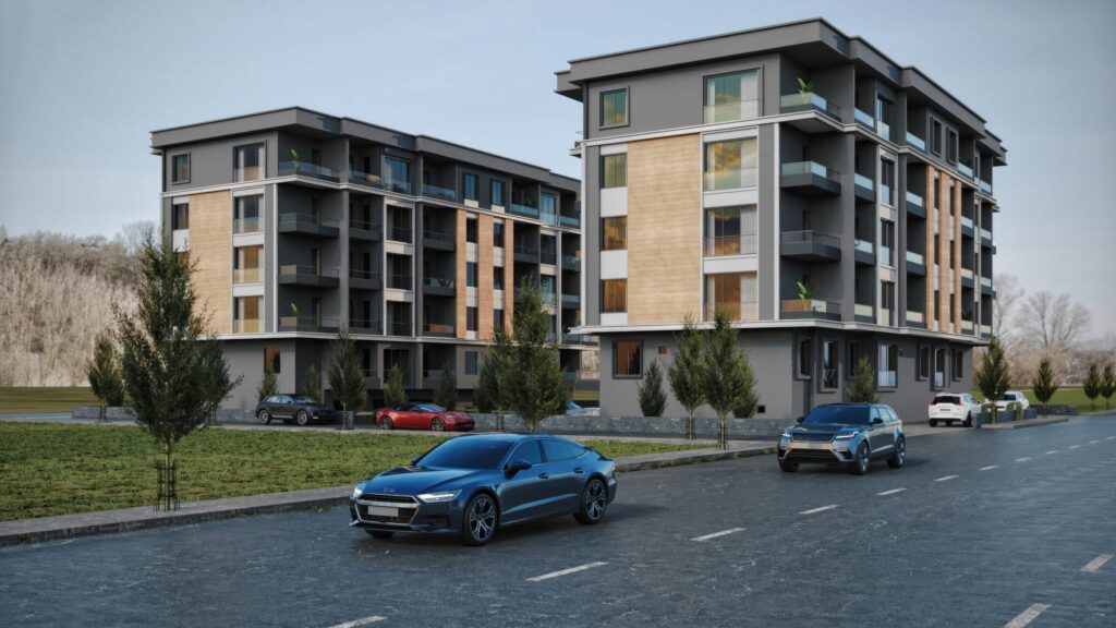 Samsun Satılık Daire İnci Palas Bina Dış Görünümü