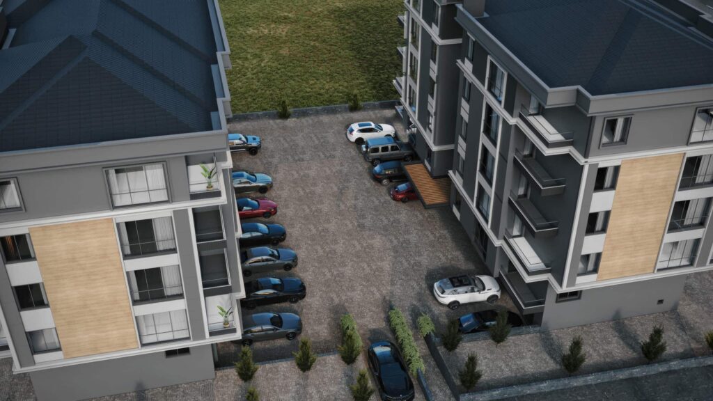 Samsun Satılık Daire İnci Palas Bina Dış Görünümü Doğu Üst Cephe