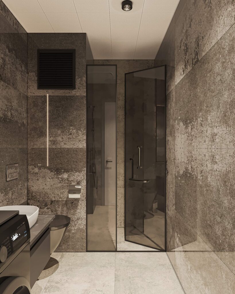 Samsun Satılık Daire İnci Palas Daire İçi Duşakabin Banyo